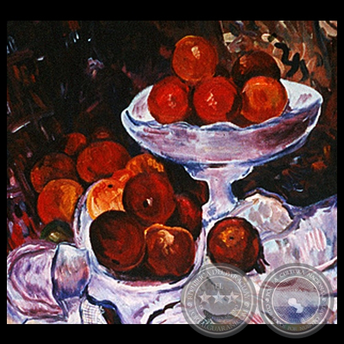 STILL LIFE, 1987 - Acrílico de YSANNE GAYET